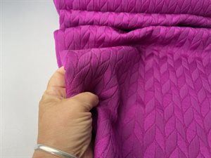 Kabelvævet - flot intens magenta